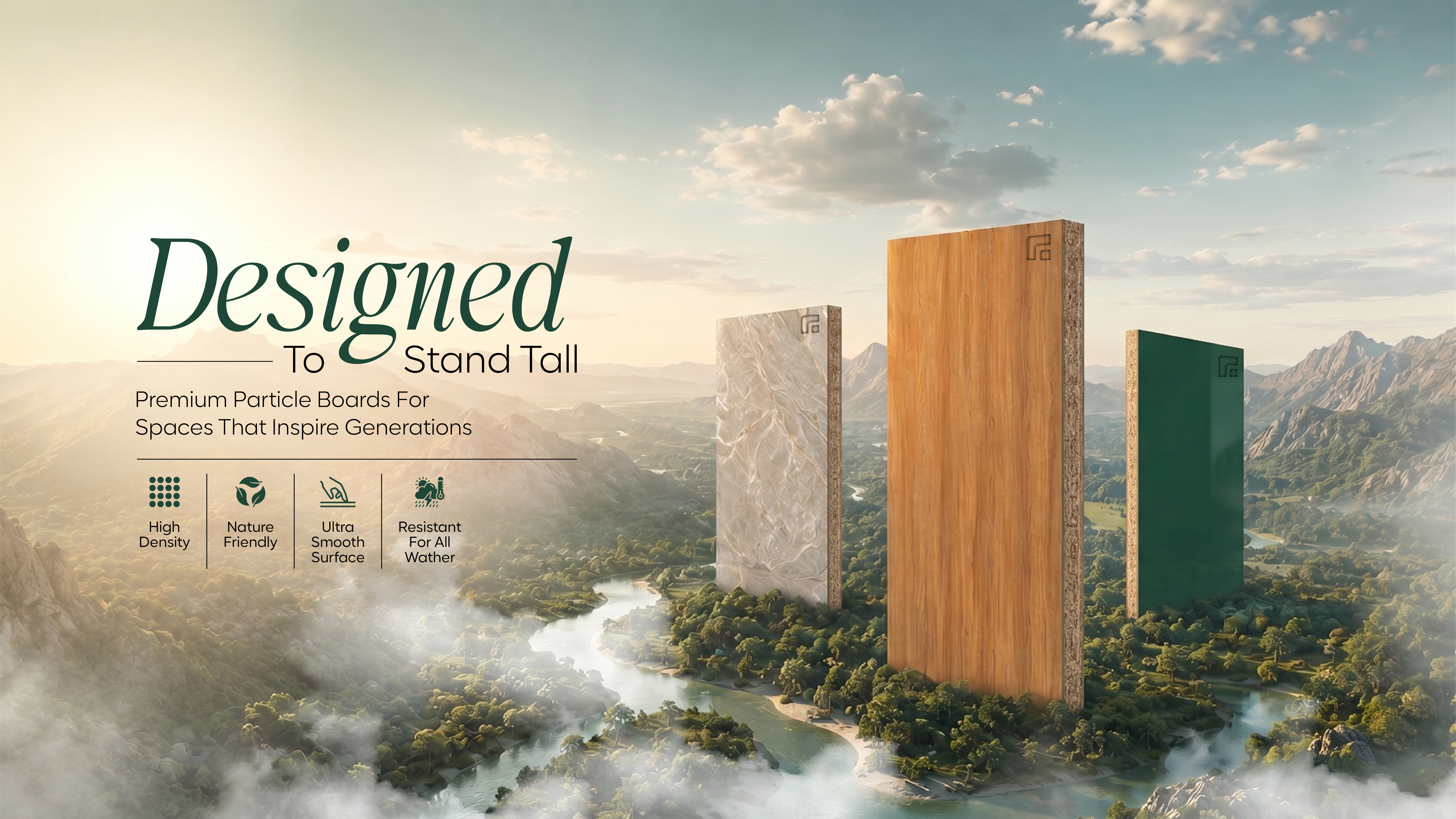 Designed To Stand Tall — Premium Particle Boards For Spaces That Inspire Generations