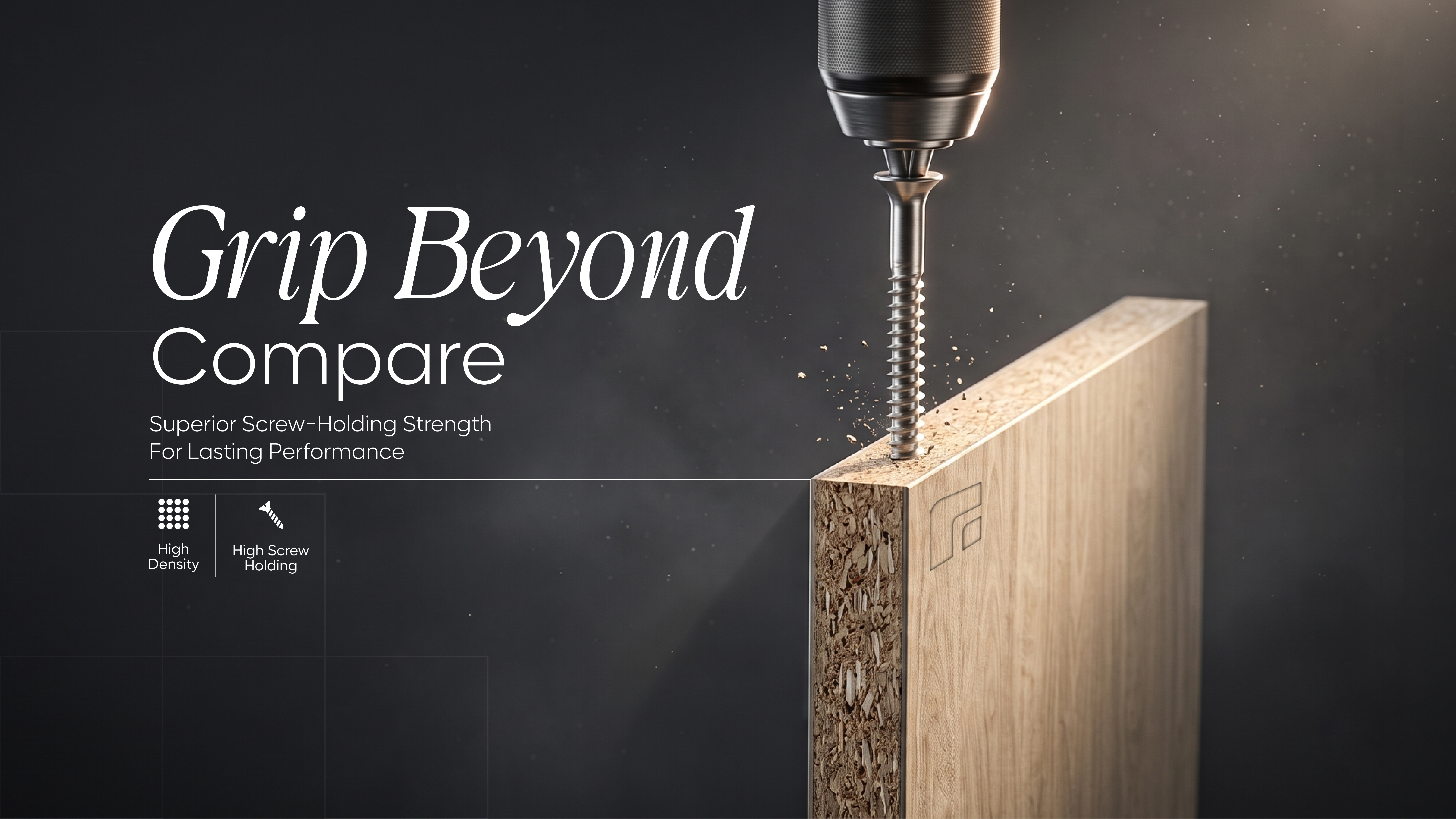 Grip Beyond Compare — Superior Screw-Holding Strength For Lasting Performance